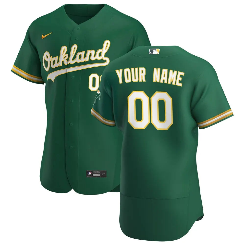 nike Athletics Green Custom Jersey
