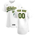 Athletics White Custom Jersey nike mlb