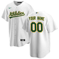 Athletics White Custom Jersey nike mlb
