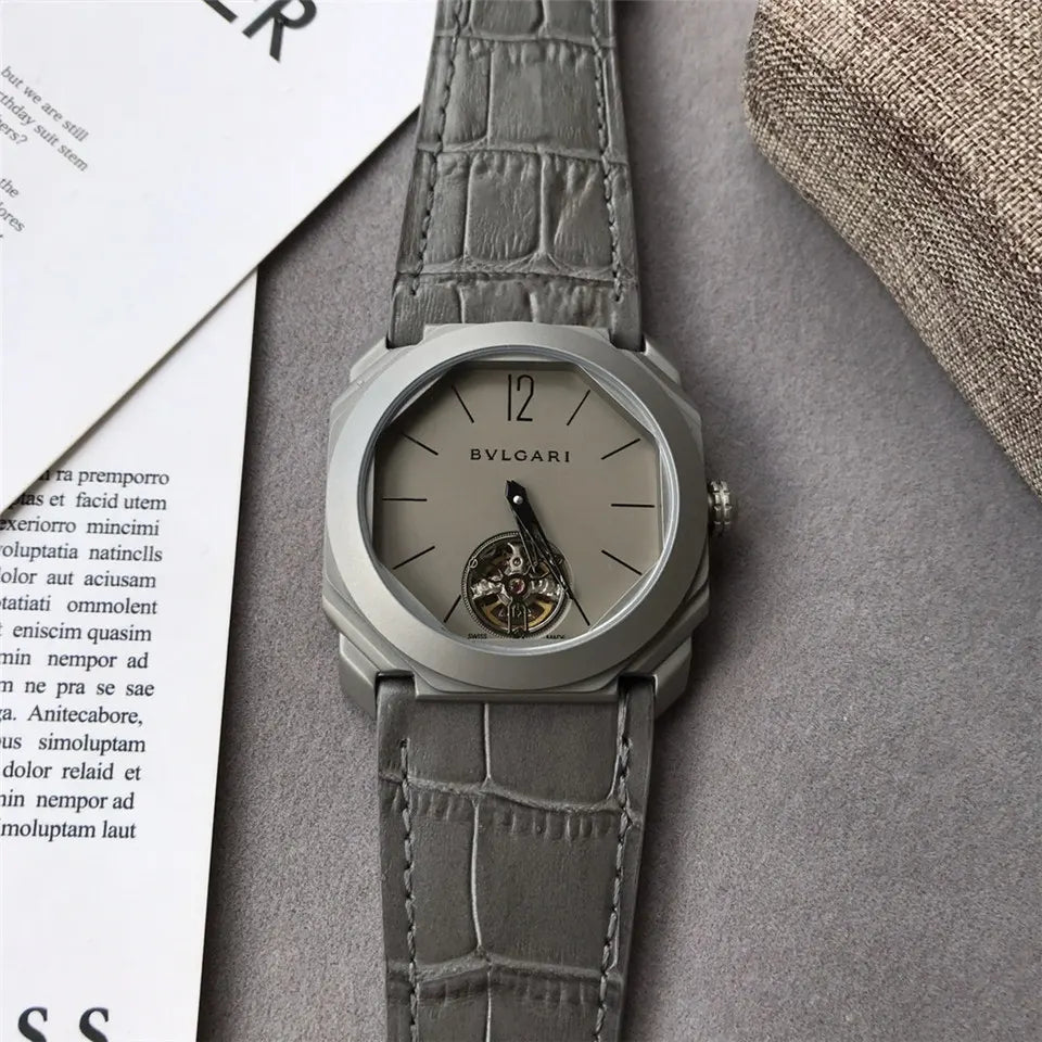 Bulgari Titanium Skeleton Watch - Hình 5