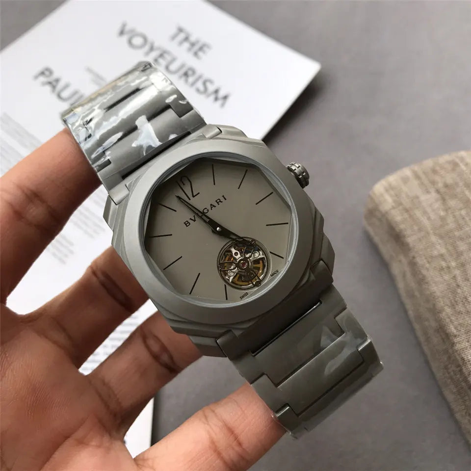 Bulgari Titanium Skeleton Watch - Hình 7