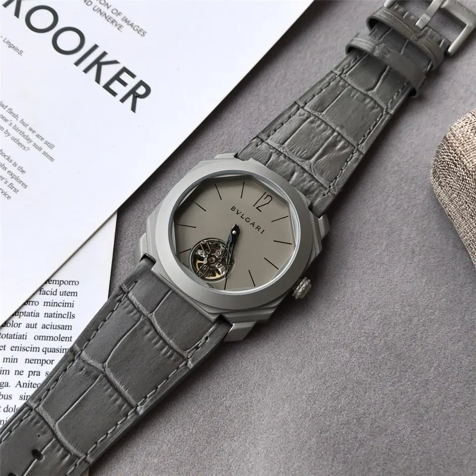 Bulgari Titanium Skeleton Watch - Hình 6