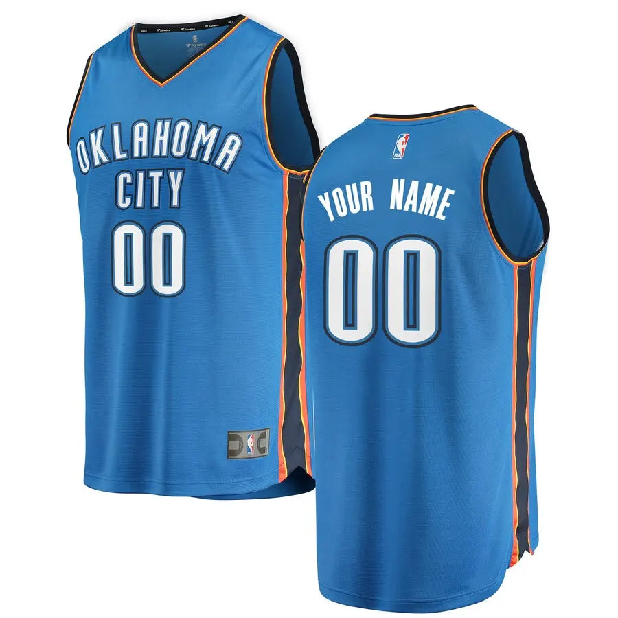 OKC Blue Custom Jersey