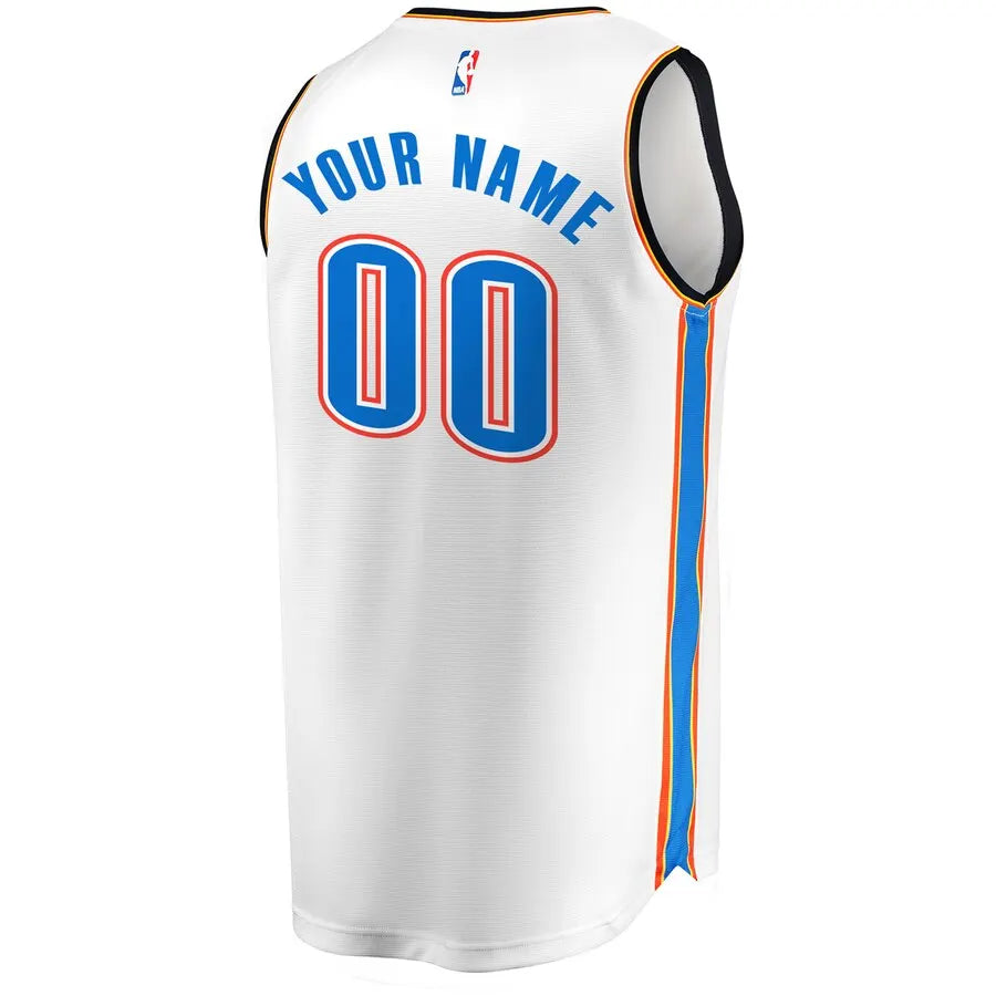 Fanatics OKC Thunder White Jersey - Hình 2