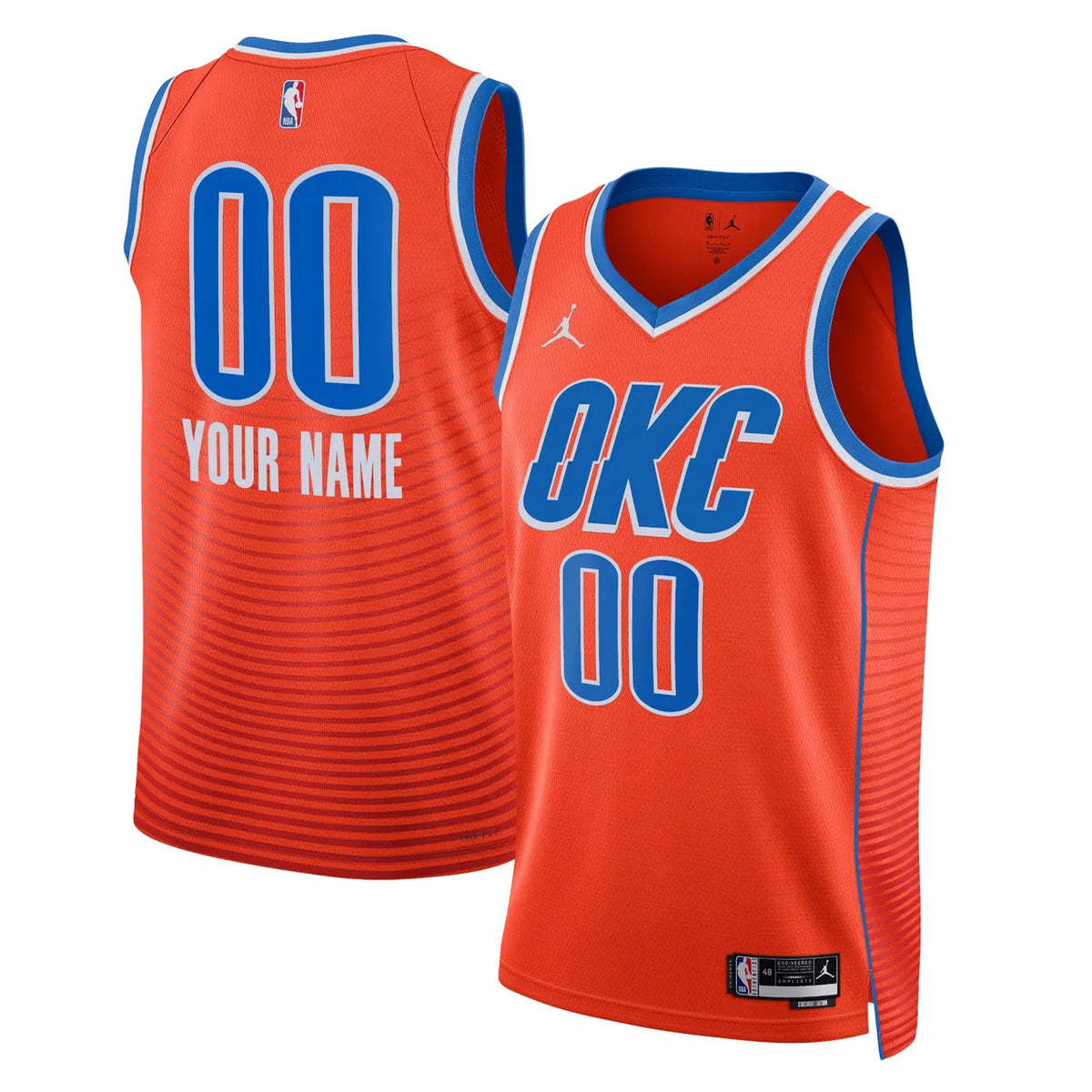 Jordan OKC Orange Jersey