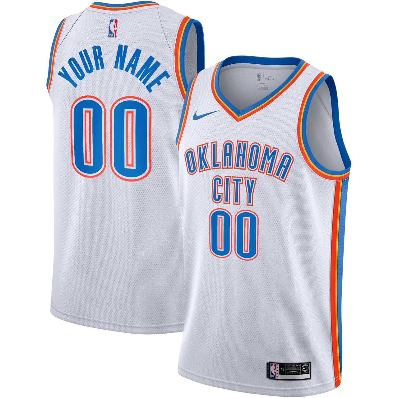 OKC Thunder White Jersey