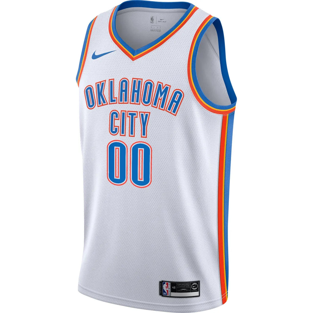 OKC Thunder White Jersey - Hình 2