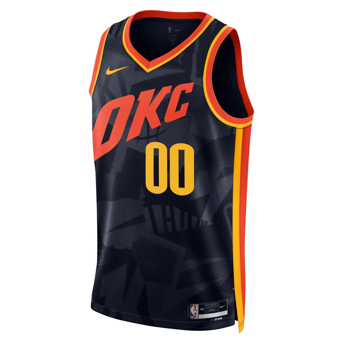 Nike OKC Thunder Navy Jersey - Hình 2