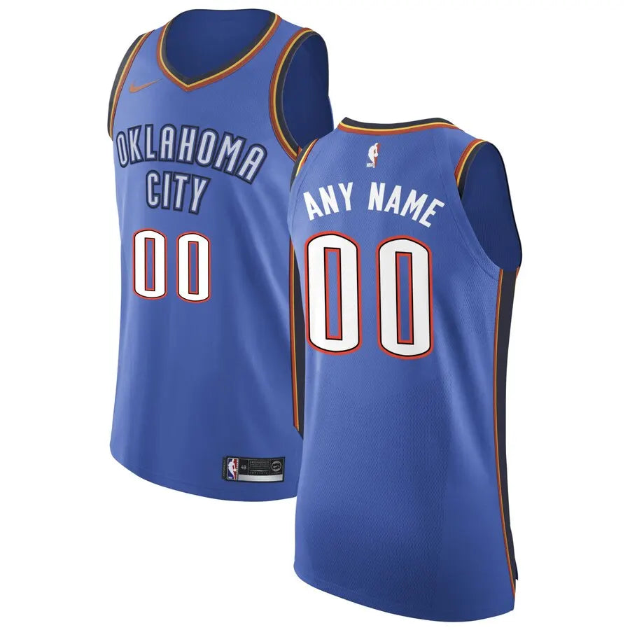 icon Nike Thunder Blue Custom Jersey