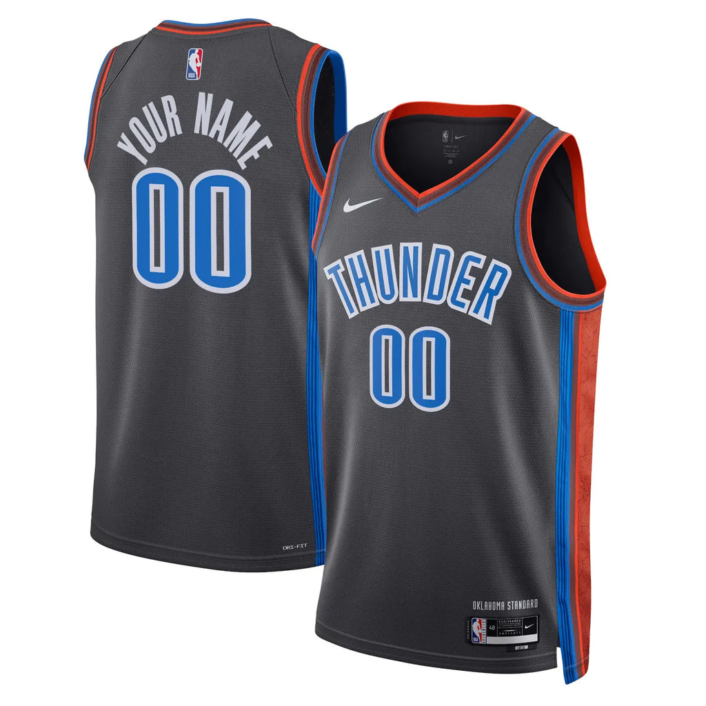Thunder Gray Custom Jersey