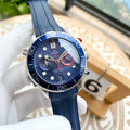 Omega Blue Chronograph Rubber seamaster
