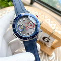 seamaster Omega Blue Rubber Chronograph