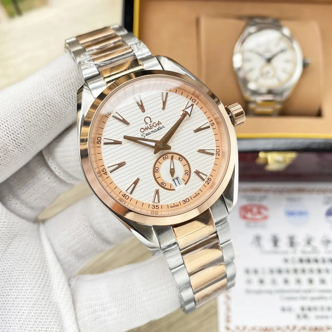 seamaster Omega Rose Gold Bezel
