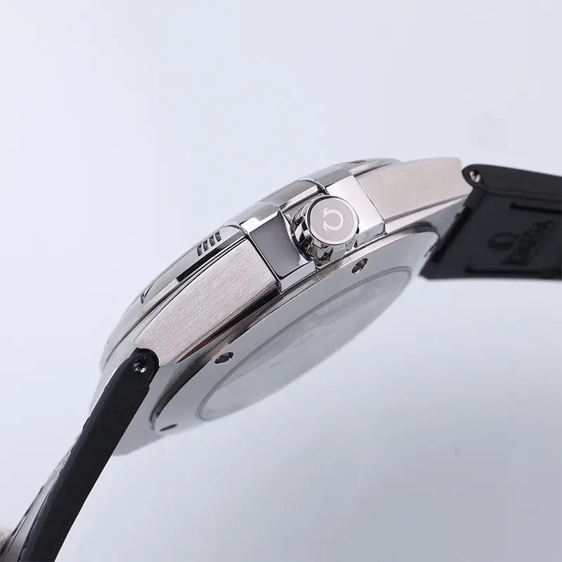 Omega Constellation White Dial Blue Leather - Hình 2