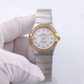 Omega Two-Tone Diamond Silver