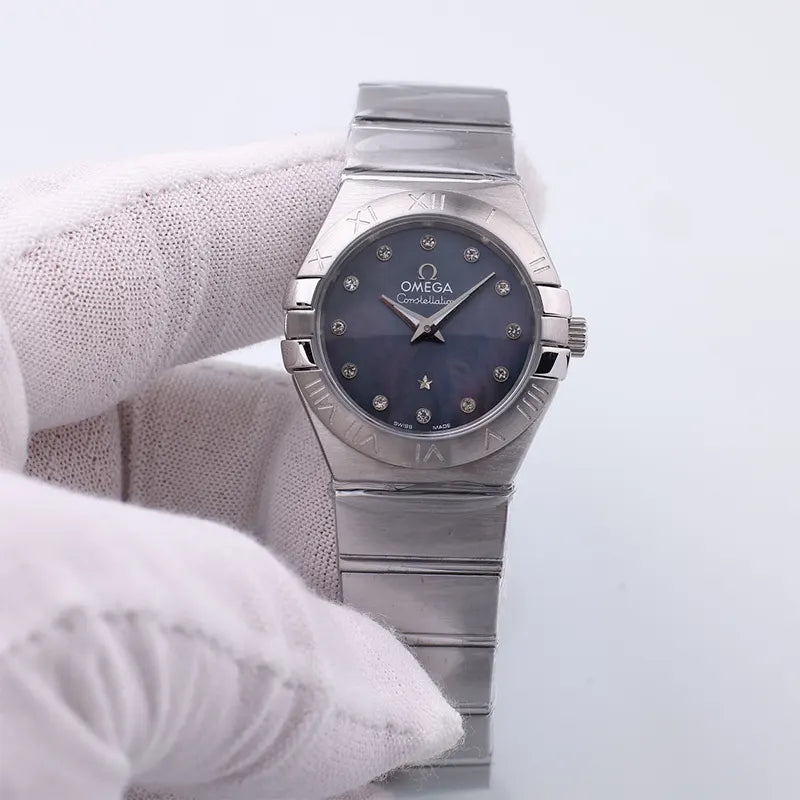 Omega Black Mother of Pearl - Hình 2