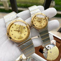 Omega Constellation Gold Dial Steel