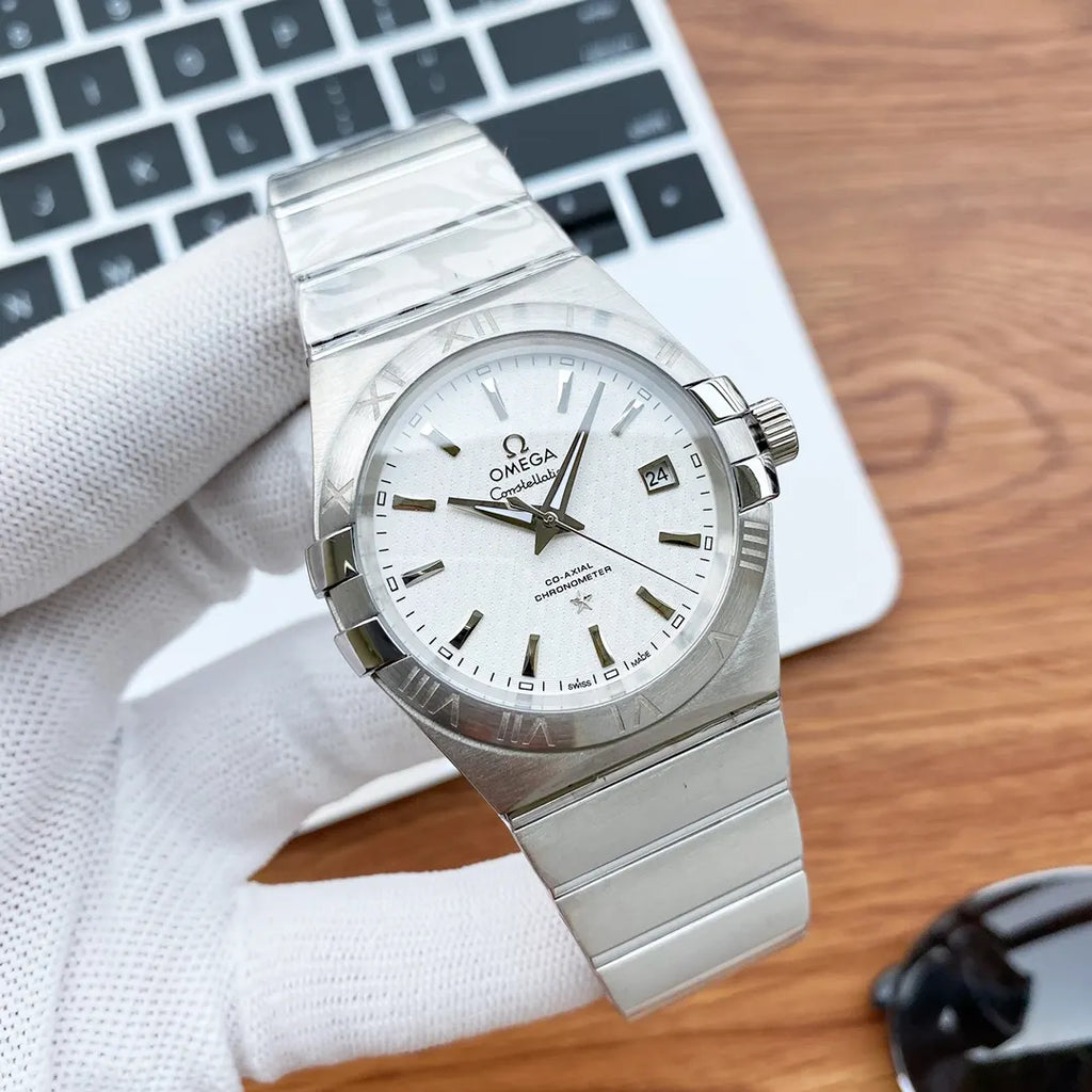 Omega Constellation Silver Steel