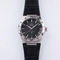 constellation Omega Black Dial Leather