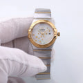 Omega Mother Pearl Gold Watch