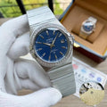 Omega Blue Dial Diamond Bezel