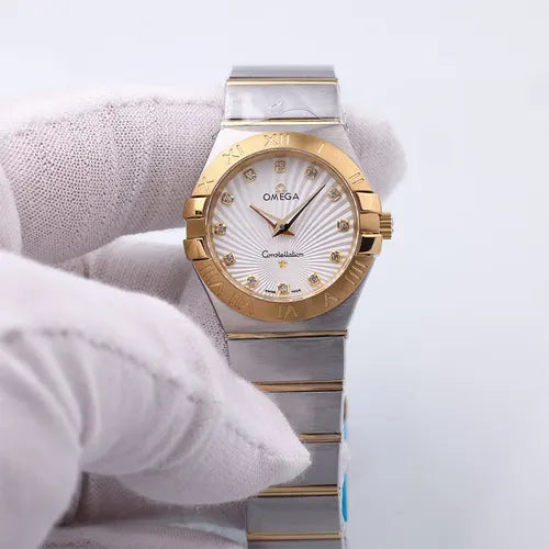 constellation Omega Diamond Gold Bezel