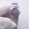Omega Purple Dial Ladies Watch