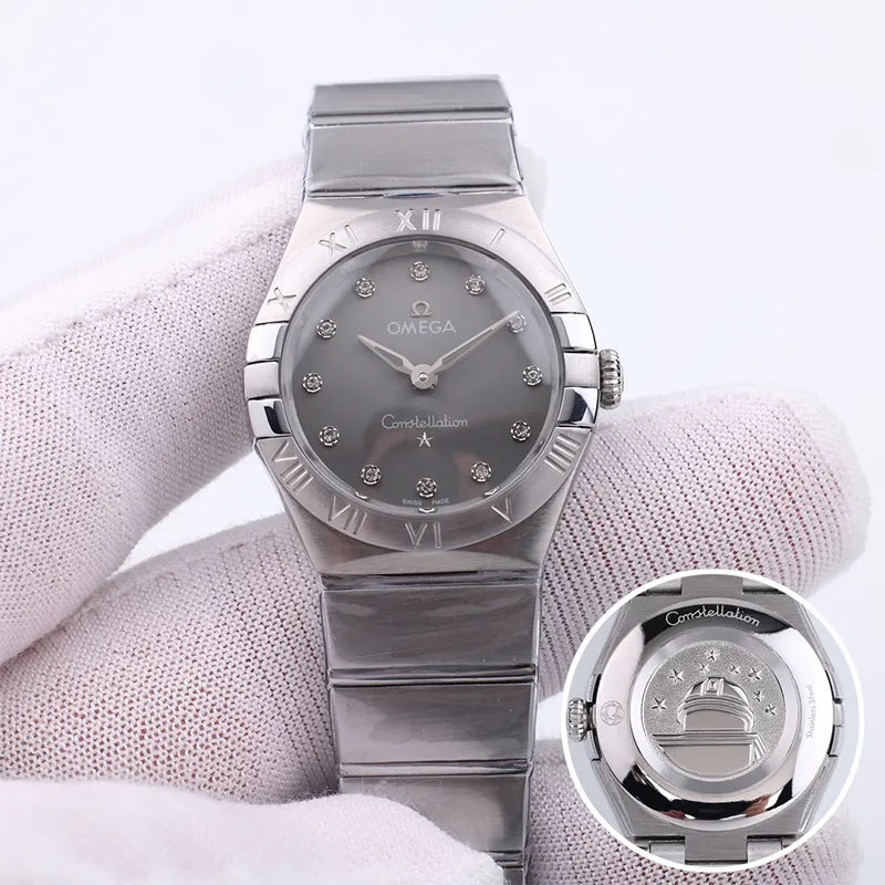 constellation Omega Grey Dial Steel - Hình 3