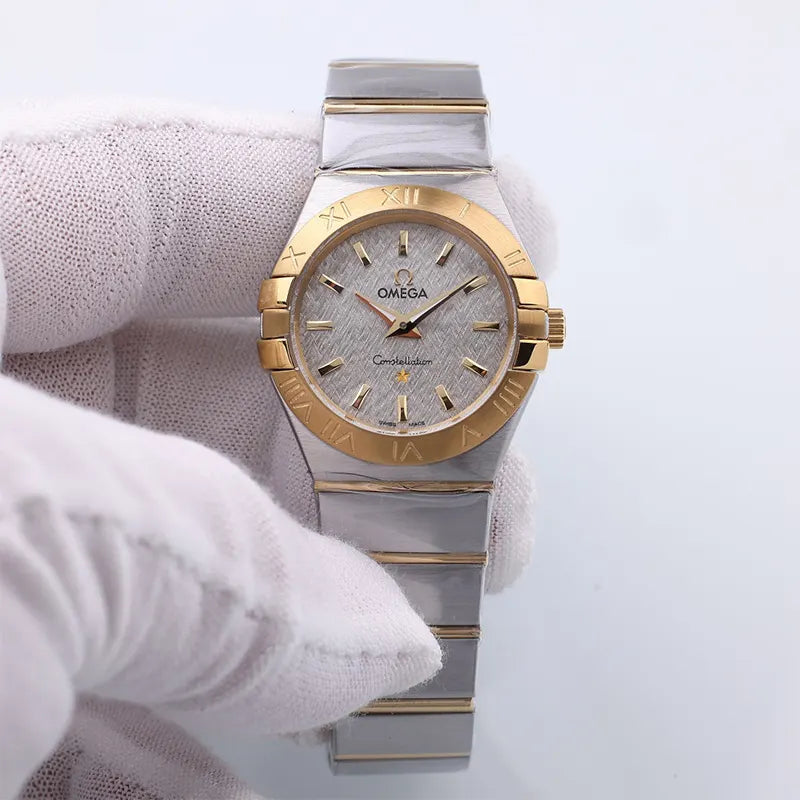 Omega Constellation Silver Gold