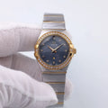 Omega Blue Diamond Steel Gold