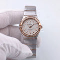 constellation Omega Silver Diamond Rose Gold