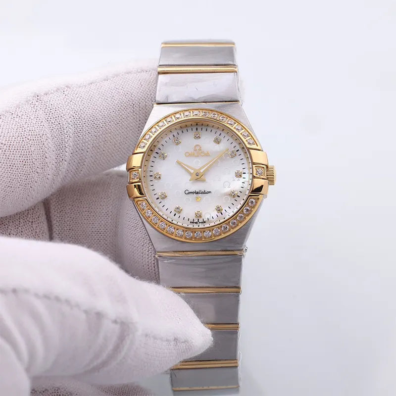 Omega Diamond Bezel Watch constellation