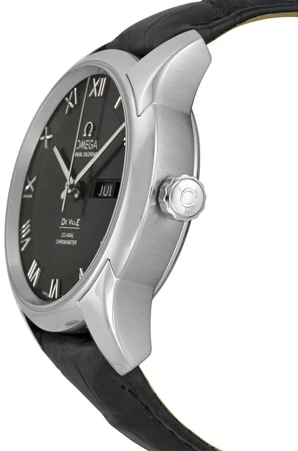 annual Omega De Ville Black Leather - Hình 2