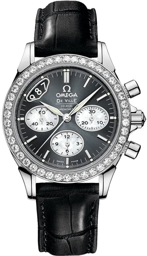 chronograph Omega De Ville Diamond Bezel