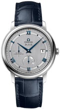 Omega Silver Blue Watch