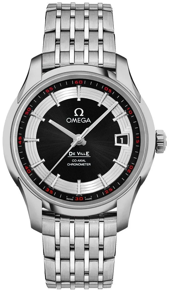 Omega De Ville Black Dial Steel co