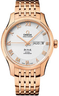 Omega Rose Gold White Dial Annual Calendar