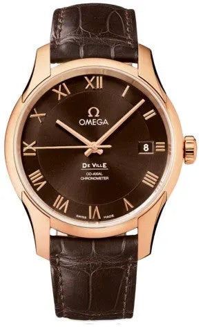 Omega De Ville Rose Gold Brown