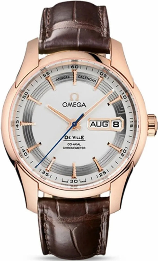 Omega Rose Gold Calendar Watch