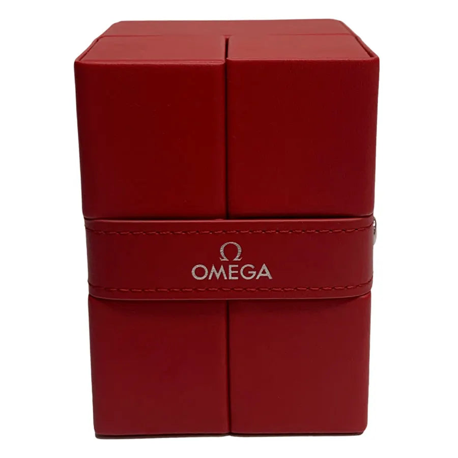 de Omega Brown Dial Leather Watch