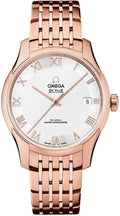 de ville Omega Rose Gold White Dial