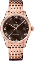 Omega Brown Rose Gold Steel