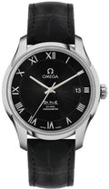 Omega De Ville Black Leather co