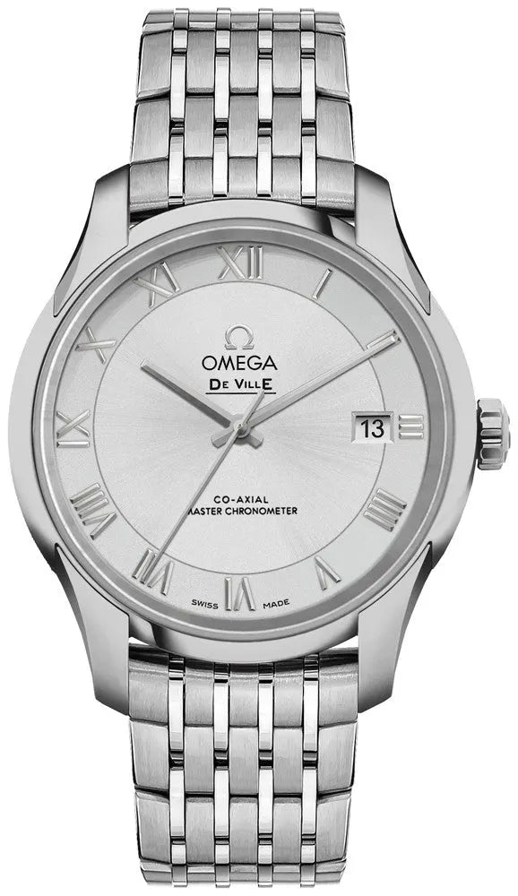de Omega Silver Stainless Steel Watch