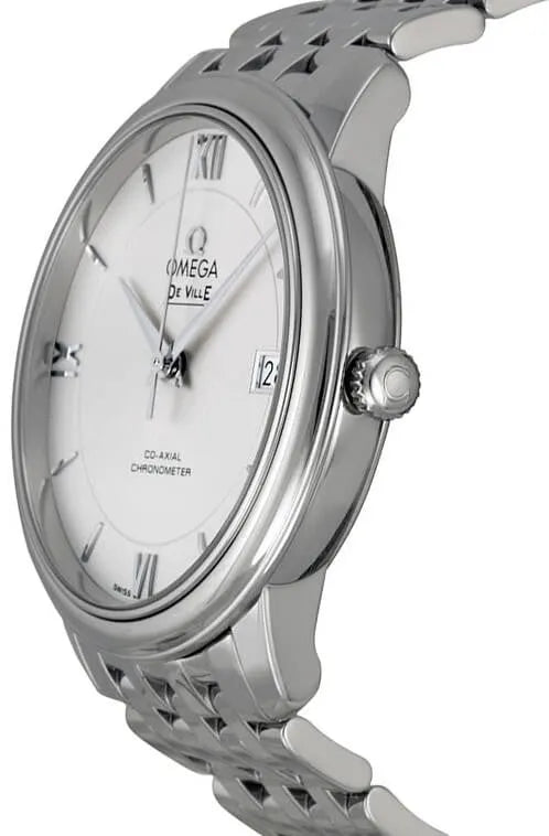 Omega Silver Steel Watch - Hình 2