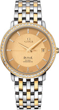 Omega Champagne Diamond Bezel