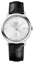 de Omega Silver Dial Leather