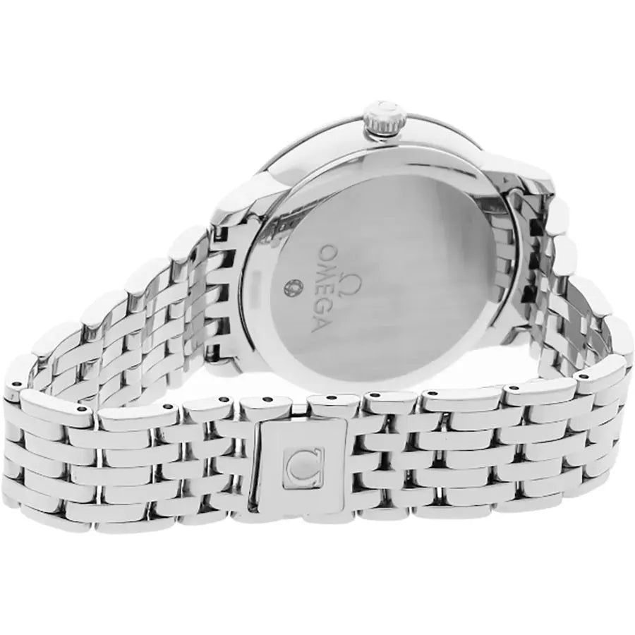 de Omega Diamond Bezel Silver Steel - Hình 2