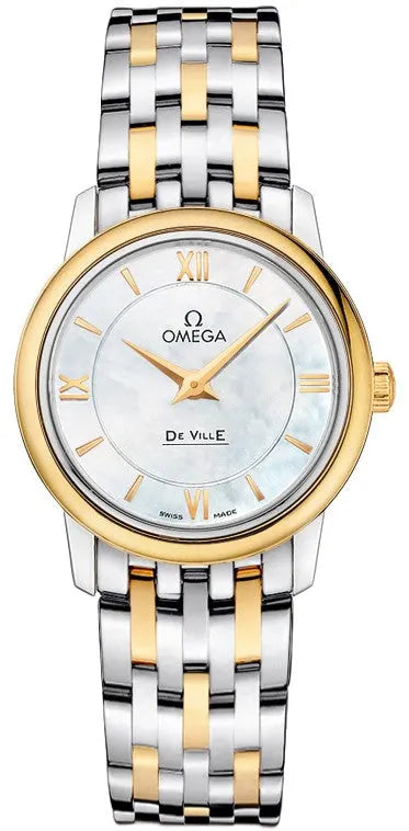 Omega Mother of Pearl Two-Tone