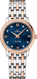 Omega Blue Diamond Two-Tone Ladies